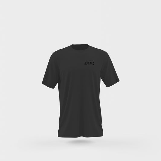 Oversized Black Zesky Amsterdam T-Shirt Black